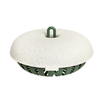 essential feeder bowl 16cm leaf green